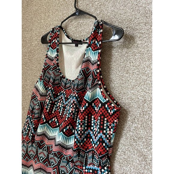 Annabelle USA Boutique Plus Size Geometric Multicolored Top Shirt Size 3XL - Picture 2 of 7